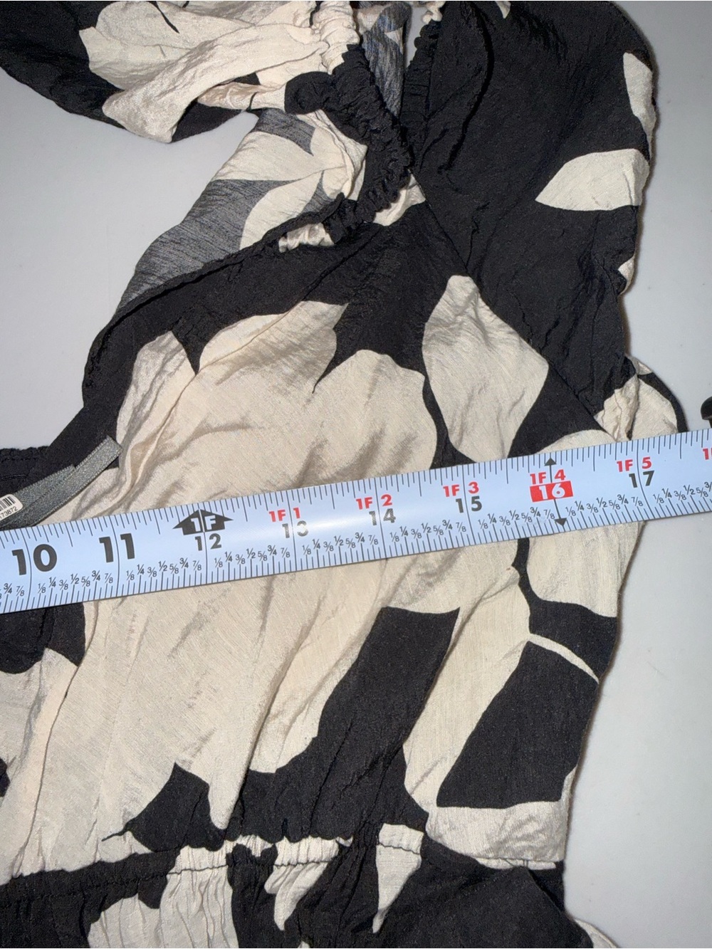 Anthropologie The Silverlake Flutter Sleeve Floral Black and White Maxi Dress - Picture 9 of 11